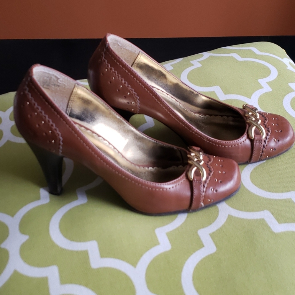 Brown heels
